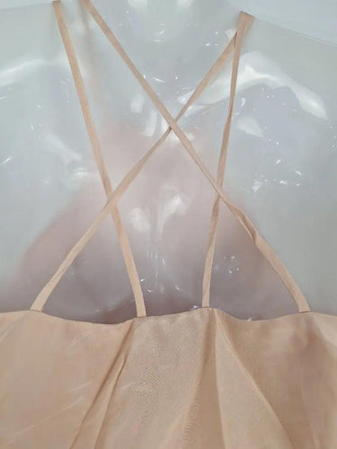 Witchery Nude Layered Halter Top Size 8 by SwapUp-Online Second Hand Store-Online Thrift Store