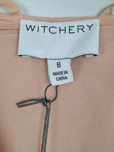 Witchery Nude Layered Halter Top Size 8 by SwapUp-Online Second Hand Store-Online Thrift Store