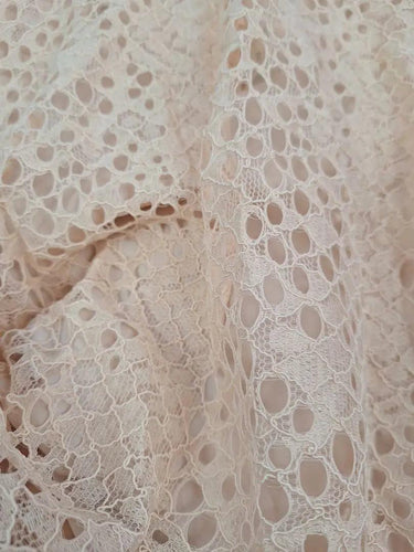 Witchery Peach Lace Shell Frilled Top Size 8 by SwapUp-Online Second Hand Store-Online Thrift Store