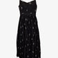 Witchery Pitch Black Azeri Spot Midi Dress Size 6 by SwapUp-Online Second Hand Store-Online Thrift Store