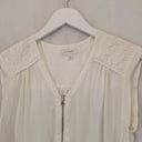 Witchery Posh Zip Neck Top Size 4 by SwapUp-Online Second Hand Store-Online Thrift Store