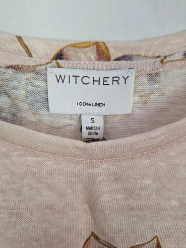 Witchery Romantic Casual Light Linen Top Size S by SwapUp-Online Second Hand Store-Online Thrift Store
