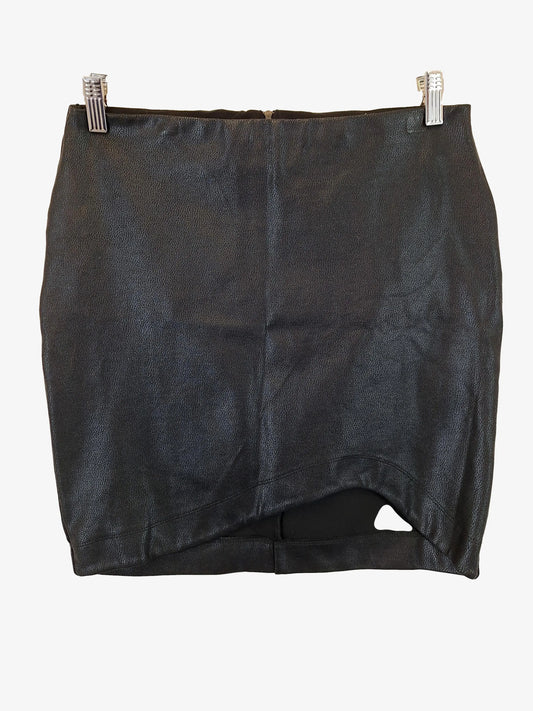 Witchery Scoop Hem Shimmery Mini Skirt Size 10 by SwapUp-Online Second Hand Store-Online Thrift Store
