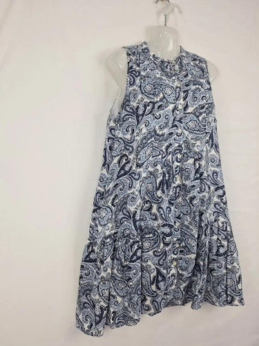 Witchery Shades Of Blue Paisley Mini Dress Size 10 by SwapUp-Online Second Hand Store-Online Thrift Store