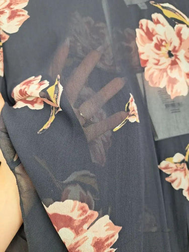 Witchery Sheer Floral Cape Shoulder Top Size 8 by SwapUp-Online Second Hand Store-Online Thrift Store