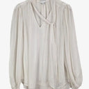 Witchery Sheer Shimmer Stripe Blouse Size 14 by SwapUp-Online Second Hand Store-Online Thrift Store