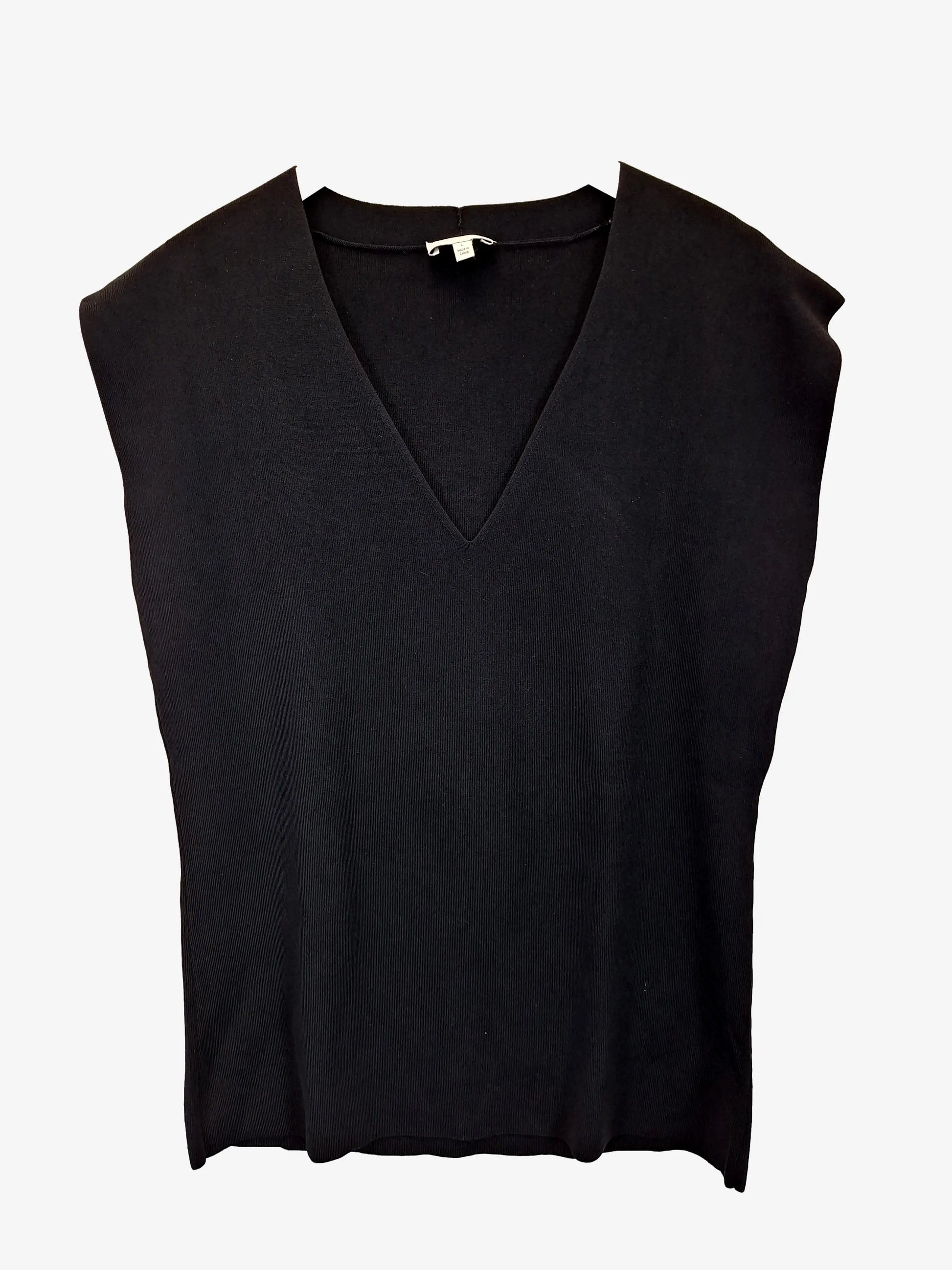 Witchery Sleeveless V Neck Top Size L by SwapUp-Online Second Hand Store-Online Thrift Store