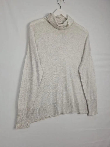 Witchery Soft Grey Roll Neck Jumper Size S by SwapUp-Online Second Hand Store-Online Thrift Store