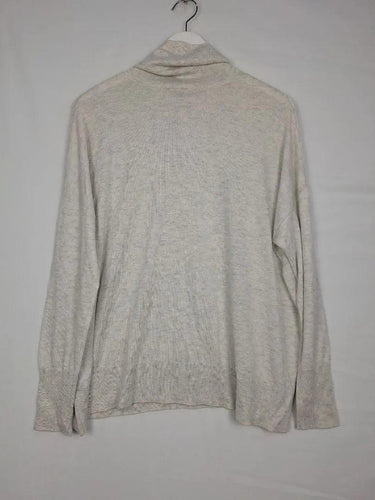 Witchery Soft Grey Roll Neck Jumper Size S by SwapUp-Online Second Hand Store-Online Thrift Store