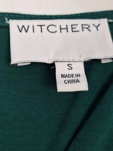 Witchery Sophisticated Shiny Jade Duo Top Size S by SwapUp-Online Second Hand Store-Online Thrift Store