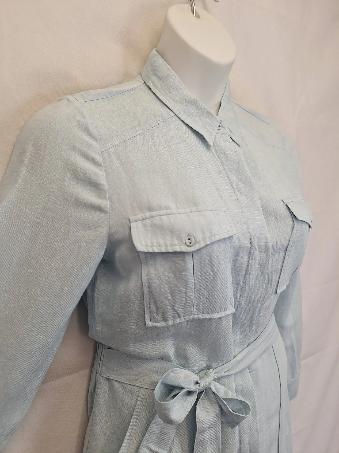 Witchery Sophisticated Shirt Midi Dress Size 12 by SwapUp-Online Second Hand Store-Online Thrift Store