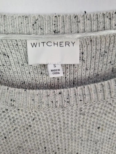 Witchery Speckled Waffle Weave Knit Jumper Size S by SwapUp-Online Second Hand Store-Online Thrift Store