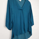 Witchery Teal Square Sleeve Top Size 8 by SwapUp-Online Second Hand Store-Online Thrift Store