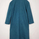 Witchery Teal Textured Trench Style Coat Size 6 by SwapUp-Online Second Hand Store-Online Thrift Store