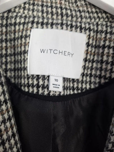 Witchery Thick Tweed Single Breasted Jacket Size 10 by SwapUp-Online Second Hand Store-Online Thrift Store