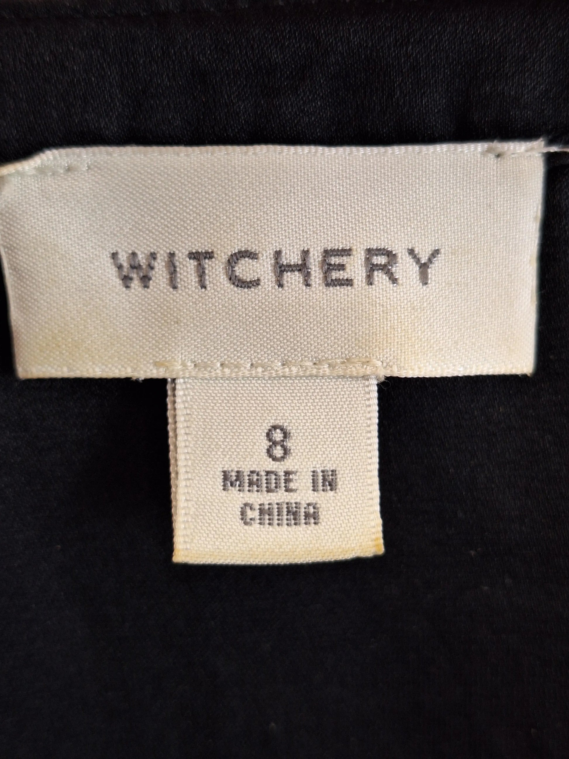 Witchery Tie Waist Shirt Mini Dress Size 8 by SwapUp-Online Second Hand Store-Online Thrift Store