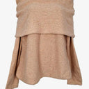 Witchery Toffee Fold Over Knit Top Size S by SwapUp-Online Second Hand Store-Online Thrift Store