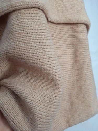 Witchery Toffee Fold Over Knit Top Size S by SwapUp-Online Second Hand Store-Online Thrift Store