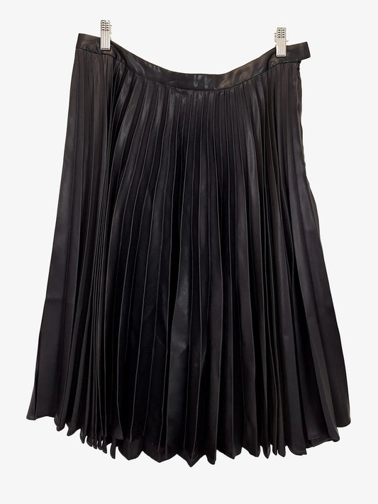 Witchery Unique Metallic Pleated Midi Skirt Size 14 by SwapUp-Online Second Hand Store-Online Thrift Store