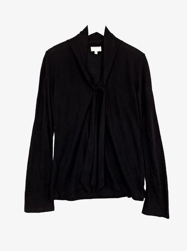 Witchery Wool Blend Loose Neck Tie Top Size 8 by SwapUp-Online Second Hand Store-Online Thrift Store