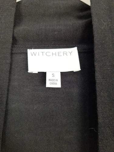 Witchery Wool Blend Loose Neck Tie Top Size 8 by SwapUp-Online Second Hand Store-Online Thrift Store