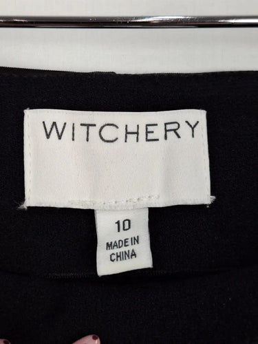 Witchery Zip Side Ponte Pants Size 10 by SwapUp-Online Second Hand Store-Online Thrift Store
