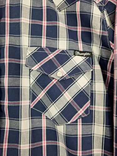 Wrangler Checked Press Stud Western Shirt Size 14 by SwapUp-Online Second Hand Store-Online Thrift Store