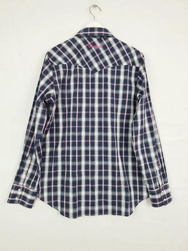 Wrangler Checked Press Stud Western Shirt Size 14 by SwapUp-Online Second Hand Store-Online Thrift Store