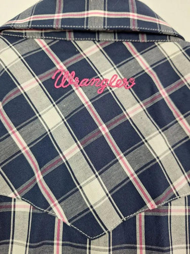 Wrangler Checked Press Stud Western Shirt Size 14 by SwapUp-Online Second Hand Store-Online Thrift Store