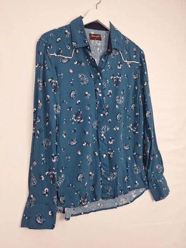 Wrangler Paisley Western Style Shirt Size 14 by SwapUp-Online Second Hand Store-Online Thrift Store