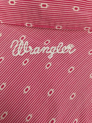 Wrangler Pink Geo Western Style Shirt Size 14 by SwapUp-Online Second Hand Store-Online Thrift Store