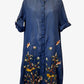 Yuxiner Silk Blend Embroidered Sheer Midi Dress Size XXL by SwapUp-Online Second Hand Store-Online Thrift Store