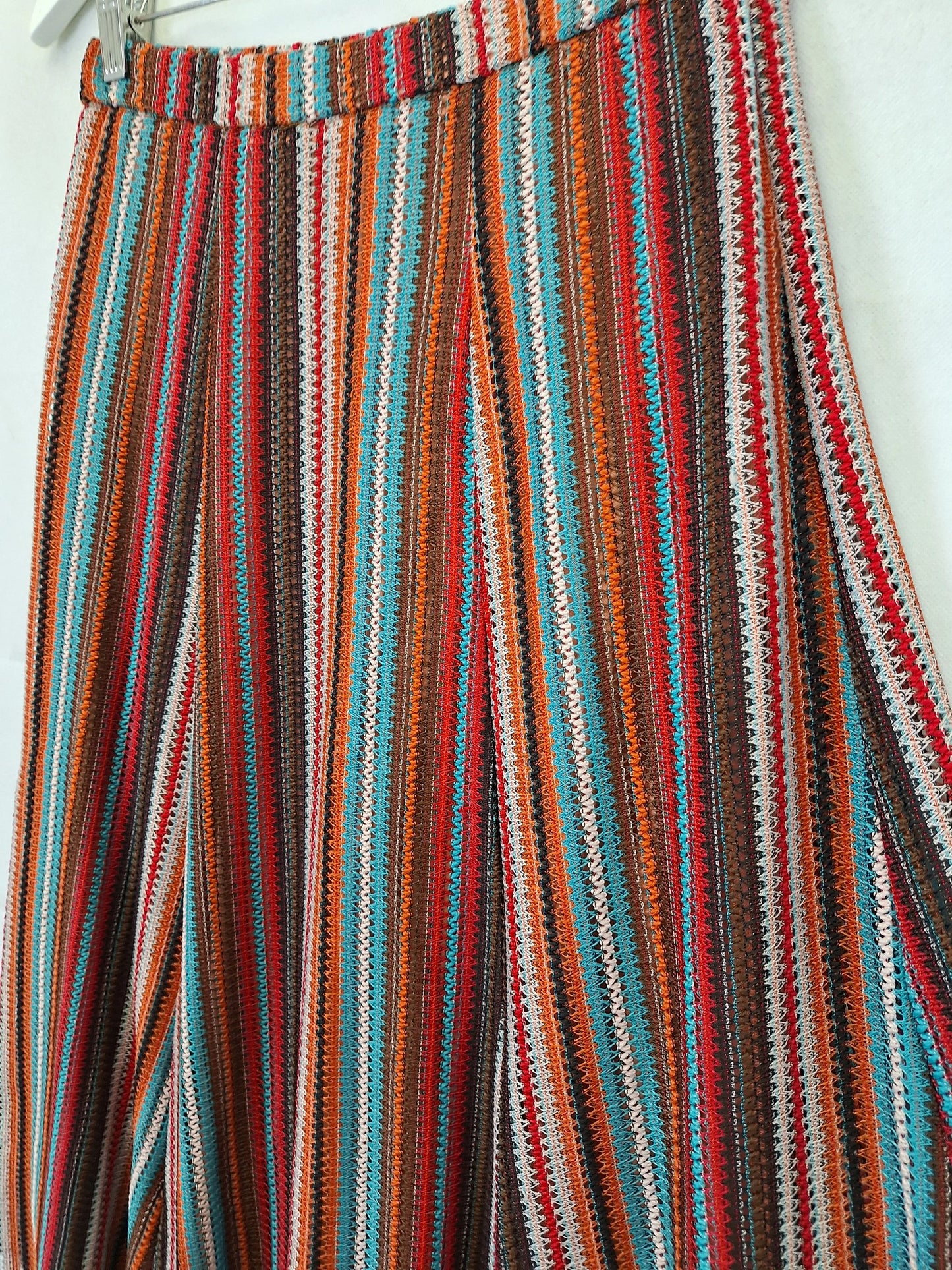 Zara Boho Relaxed Rainbow Knit Skirt Size M by SwapUp-Online Second Hand Store-Online Thrift Store