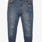 Zara Distressed Denim Jeans Size 14 by SwapUp-Online Second Hand Store-Online Thrift Store