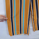 Zara Everyday Mustard Stripe Relaxed Fit Pants Size S by SwapUp-Online Second Hand Store-Online Thrift Store