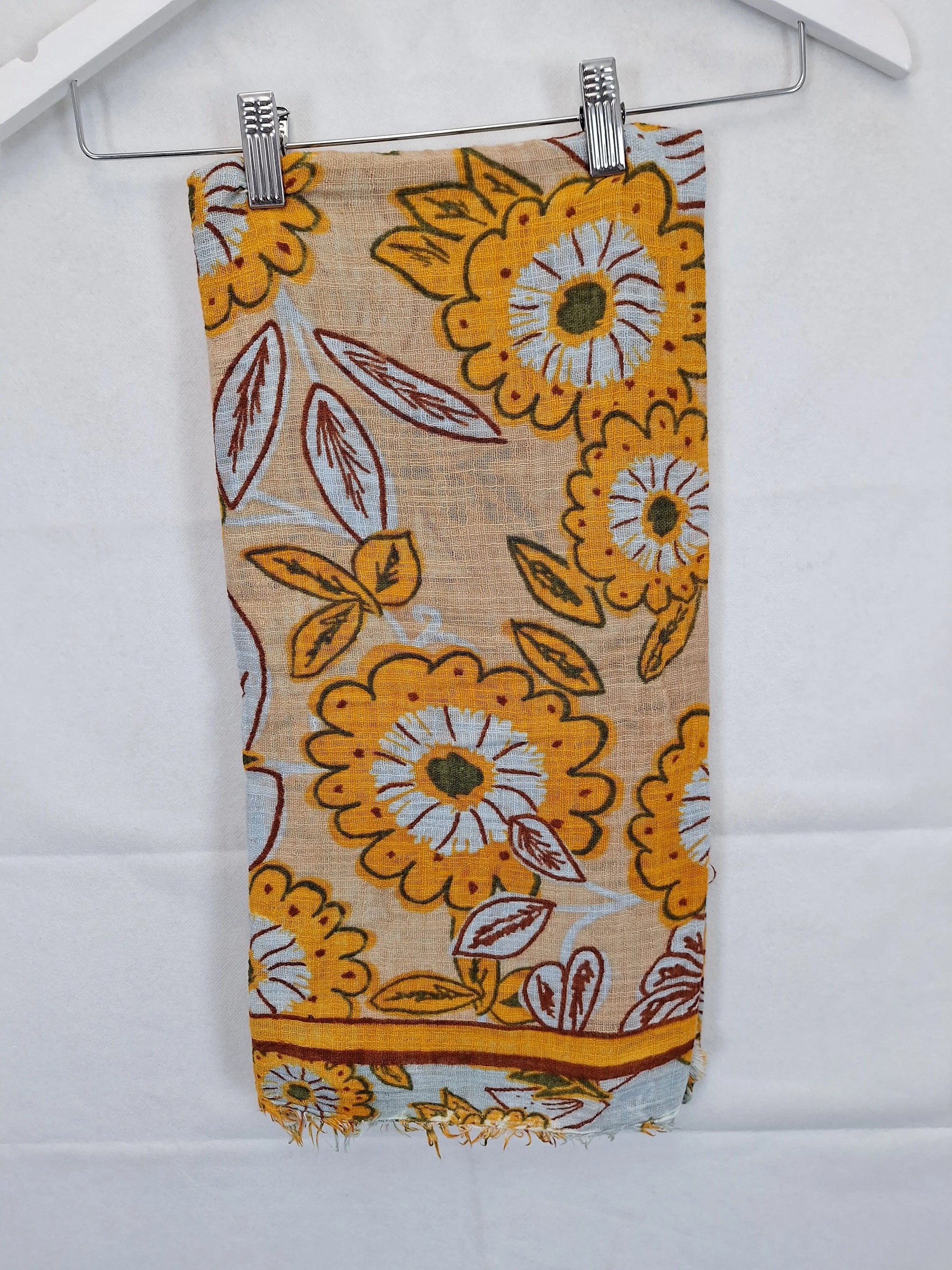 Zara Floral Scarf Size M by SwapUp-Online Second Hand Store-Online Thrift Store