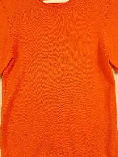 Zara Funky Orange Basic T-shirt Size M by SwapUp-Online Second Hand Store-Online Thrift Store