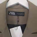 Zara Khaki Cropped Utility Jacket Size L by SwapUp-Online Second Hand Store-Online Thrift Store