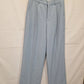 Zara Pale Blue Straight Leg Pants Size S by SwapUp-Online Second Hand Store-Online Thrift Store