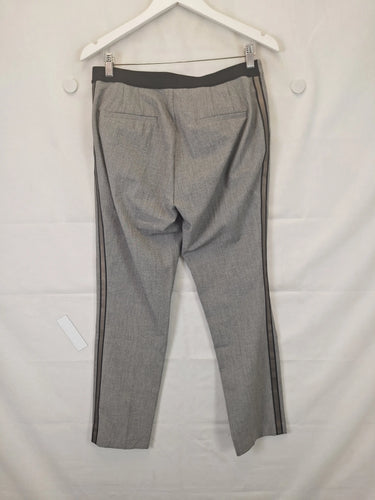 Zara Striped Classic Work Staple Pants Size L by SwapUp-Online Second Hand Store-Online Thrift Store
