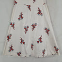 Zara Twill Pleated Geometric Floral Midi Skirt Size M by SwapUp-Online Second Hand Store-Online Thrift Store