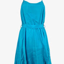 Zimmermann Aqua Racer Back Silk Party Mini Dress Size 8 by SwapUp-Online Second Hand Store-Online Thrift Store