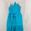 Zimmermann Aqua Racer Back Silk Party Mini Dress Size 8 by SwapUp-Online Second Hand Store-Online Thrift Store