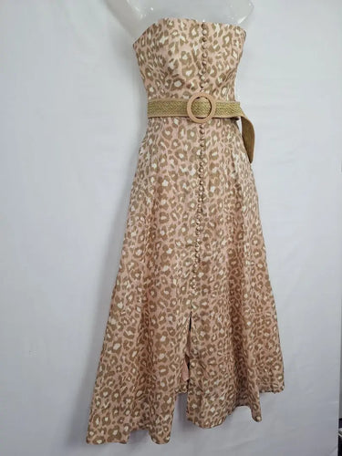 Zimmermann Blush Holiday Micro Button Dress Size 12 by SwapUp-Online Second Hand Store-Online Thrift Store