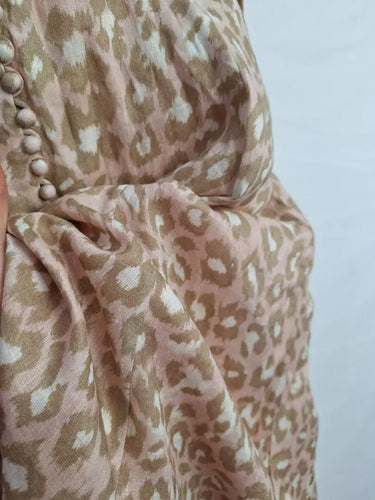 Zimmermann Blush Holiday Micro Button Dress Size 12 by SwapUp-Online Second Hand Store-Online Thrift Store