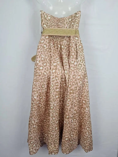 Zimmermann Blush Holiday Micro Button Dress Size 12 by SwapUp-Online Second Hand Store-Online Thrift Store
