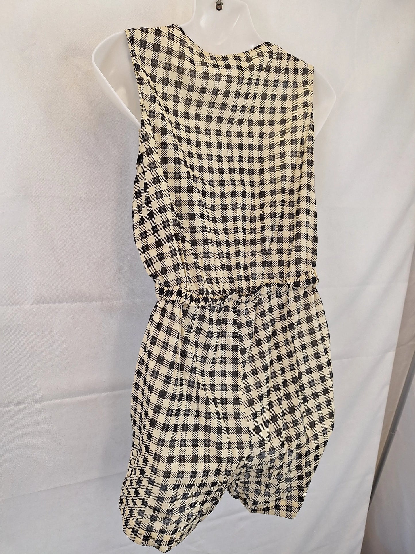Zimmermann Checkered Front Tie Playsuit Size 12 by SwapUp-Online Second Hand Store-Online Thrift Store