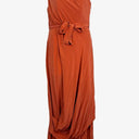 Zimmermann Elegant Clay Strapless Draped Midi Dress Size M by SwapUp-Online Second Hand Store-Online Thrift Store