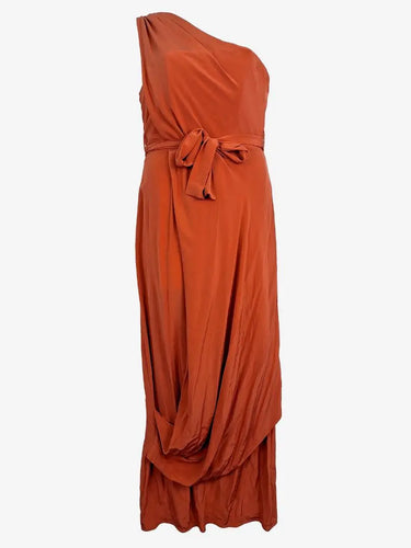 Zimmermann Elegant Clay Strapless Draped Midi Dress Size M by SwapUp-Online Second Hand Store-Online Thrift Store
