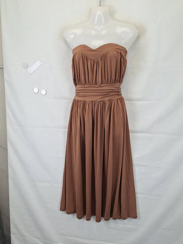 Zimmermann Elegant Strapless Cocktail Midi Dress Size 12 by SwapUp-Online Second Hand Store-Online Thrift Store